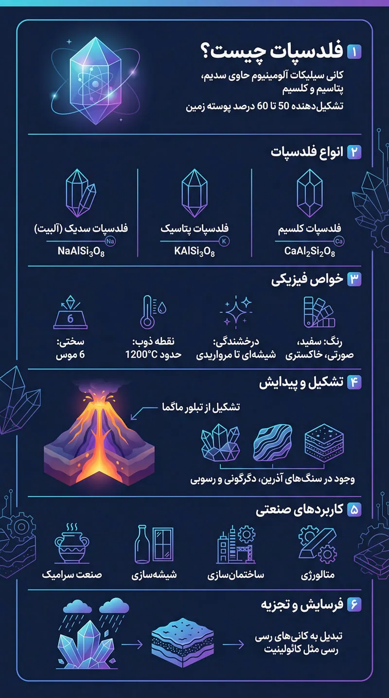 سنگ فلدسپات سدیک و پتاسیک